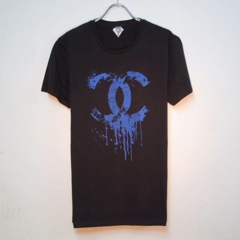 Parody Melting T-shirt Black��Blue