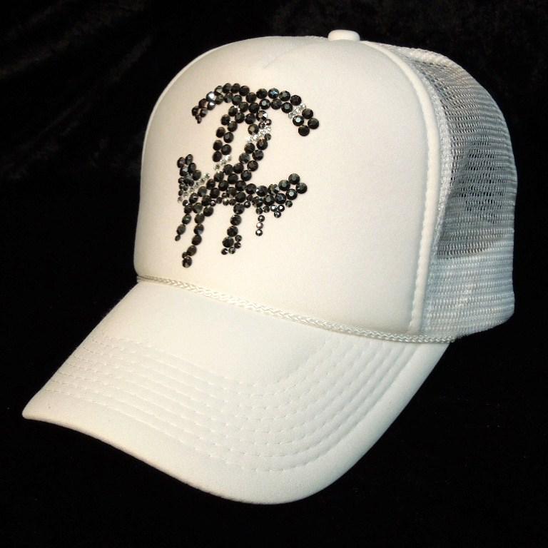 Parody Melting Swarovski cap white