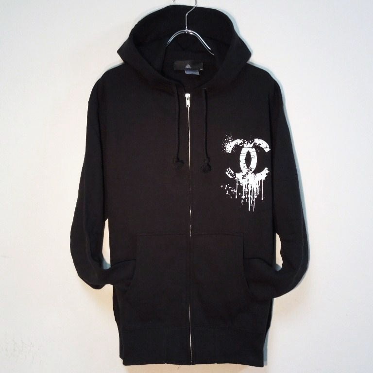 Parody Melting Zip Up Parka black