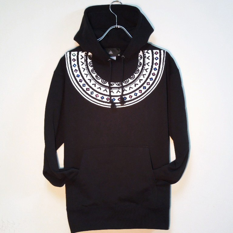 Samoa pattern Swarovski Parker black