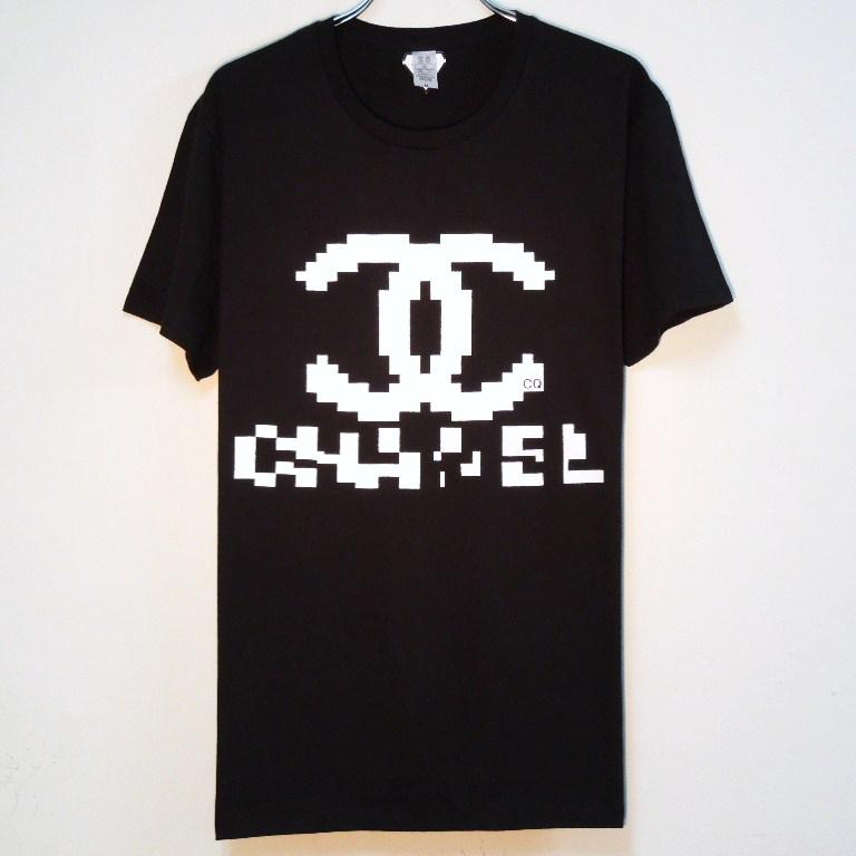 Mosaic parody T-shirt��Black