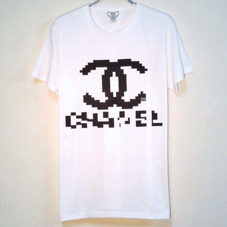 Mosaic parody T-shirt white