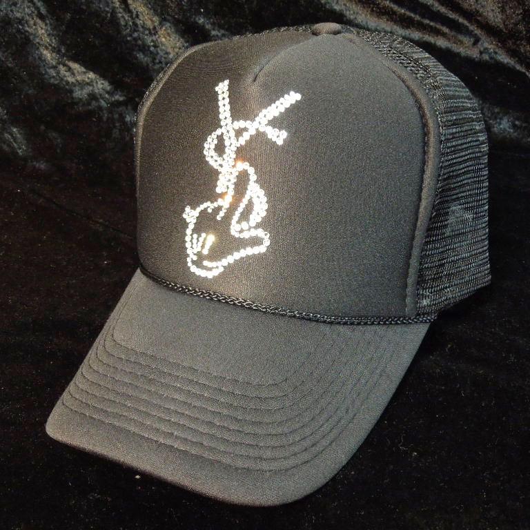 Parody Hand Swarovski Cap Black