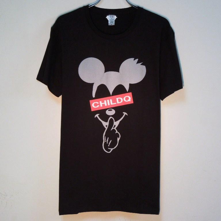 Secret mouse Swarovski T-shirt Black�� red