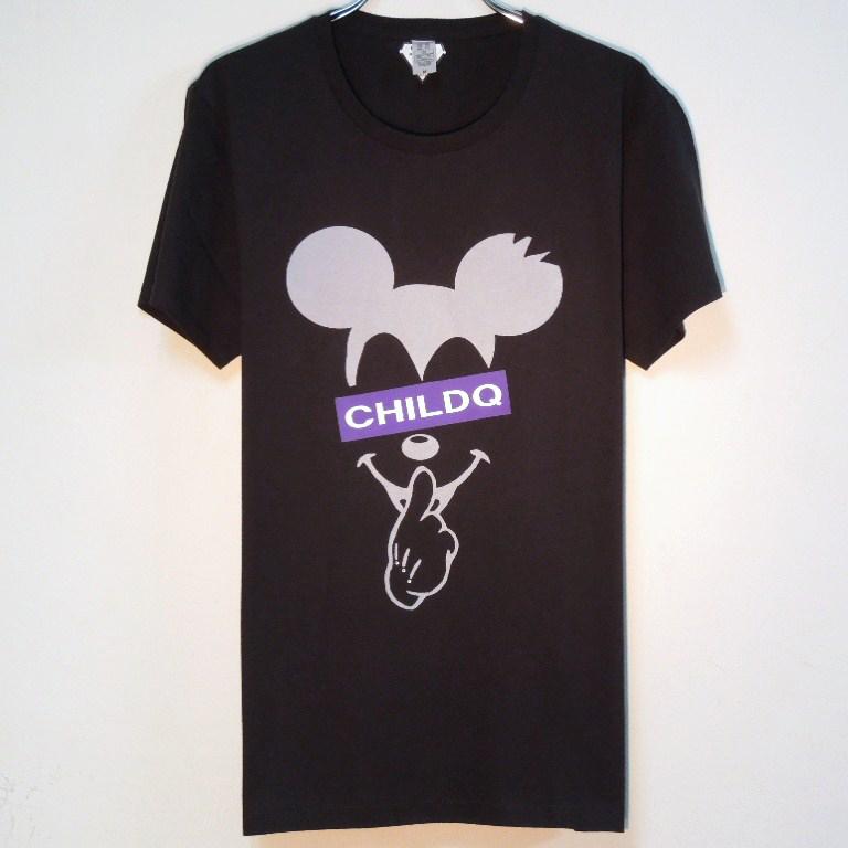 Secret mouse Swarovski T-shirt Black��Blue