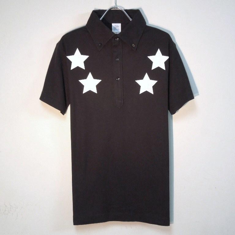 Star polo shirt black��white