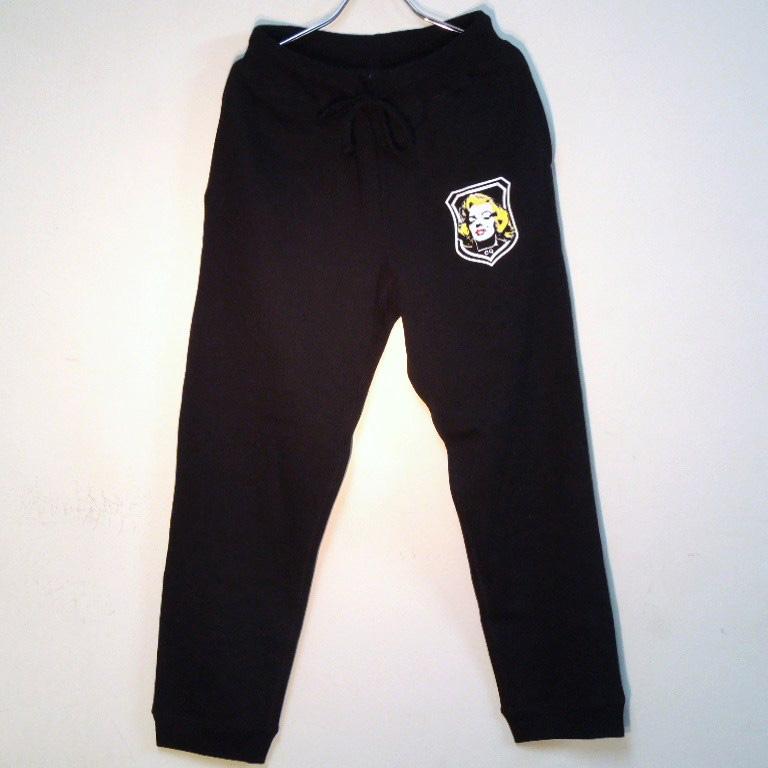 Marilyn Emblem Swarovski Sweat pants black
