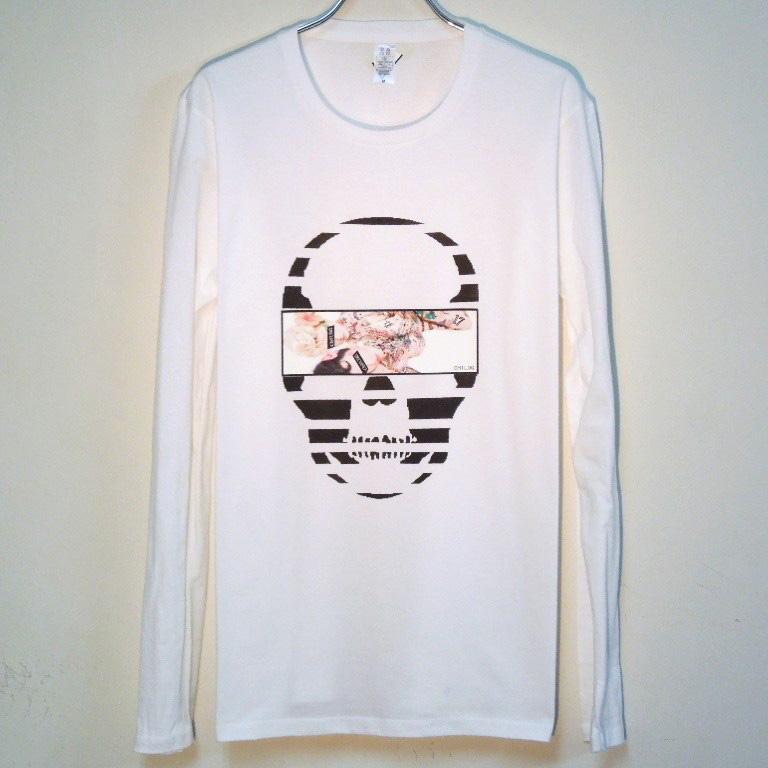 Skull Tattoo Girl NO.��7 T-shirt��White
