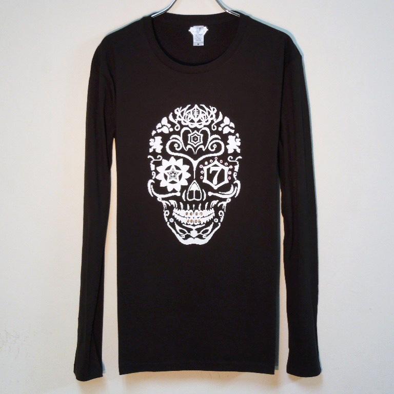 Seven Star Swarovski Long T Shirt Black