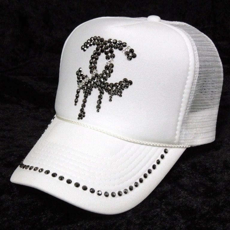 Parody Melting Swarovski Full Custom Cap White