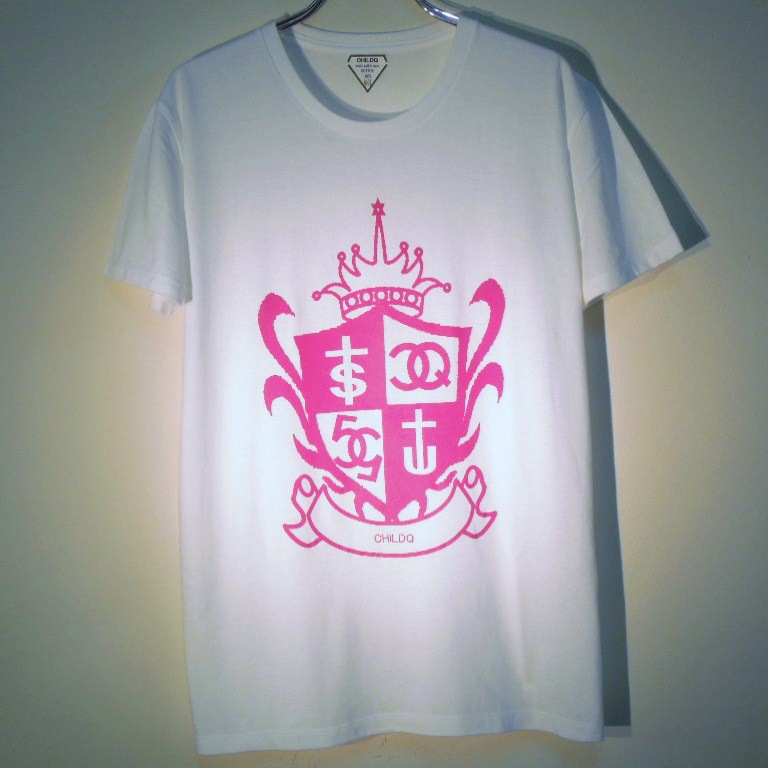 ����֥�ࡡ���㥤��ɥ��塼��T����� / White��Pink