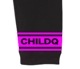 Vivid Pink Line pants Black