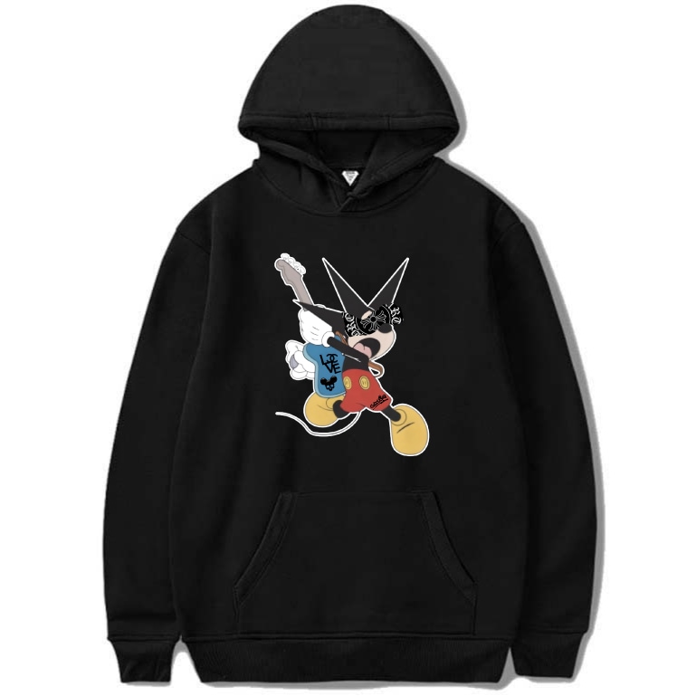 No Rock No Life Hoodie Black