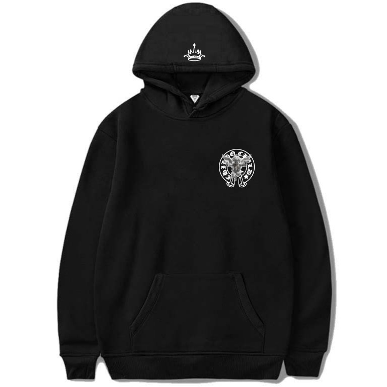 Angel Frame Hoodie Black