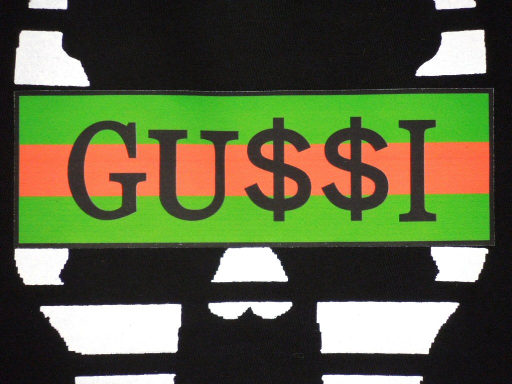 Skull GU $$ I T-Shirt Black