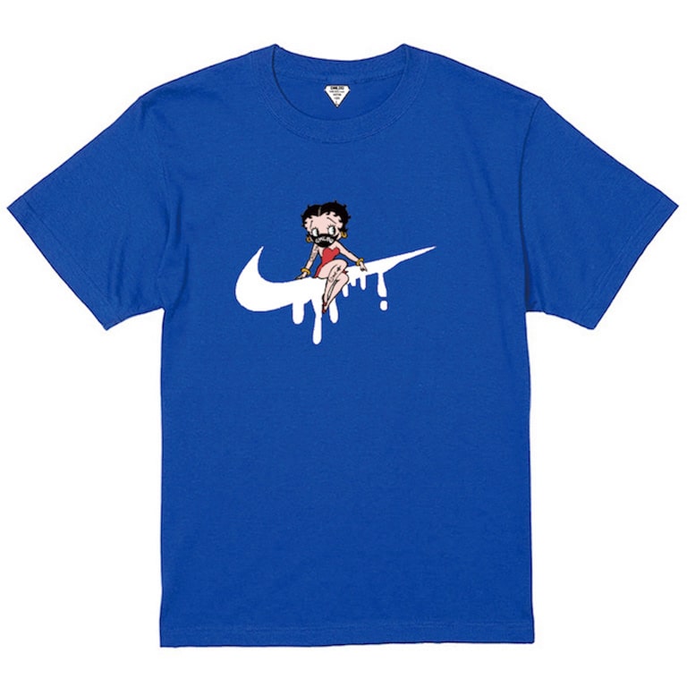 CHILDQ & Betty N.o2 Black��Blue T-shirt