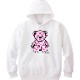 Bear monogram hoodie White