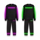 Vivid Pink Line set Black