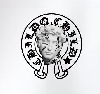 David Frame Hoodie White