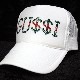 GU$$I Swarovski cap white