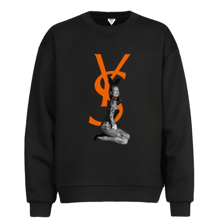 YS sweat Orange Black