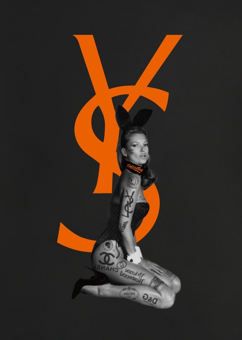 YS sweat Orange Black