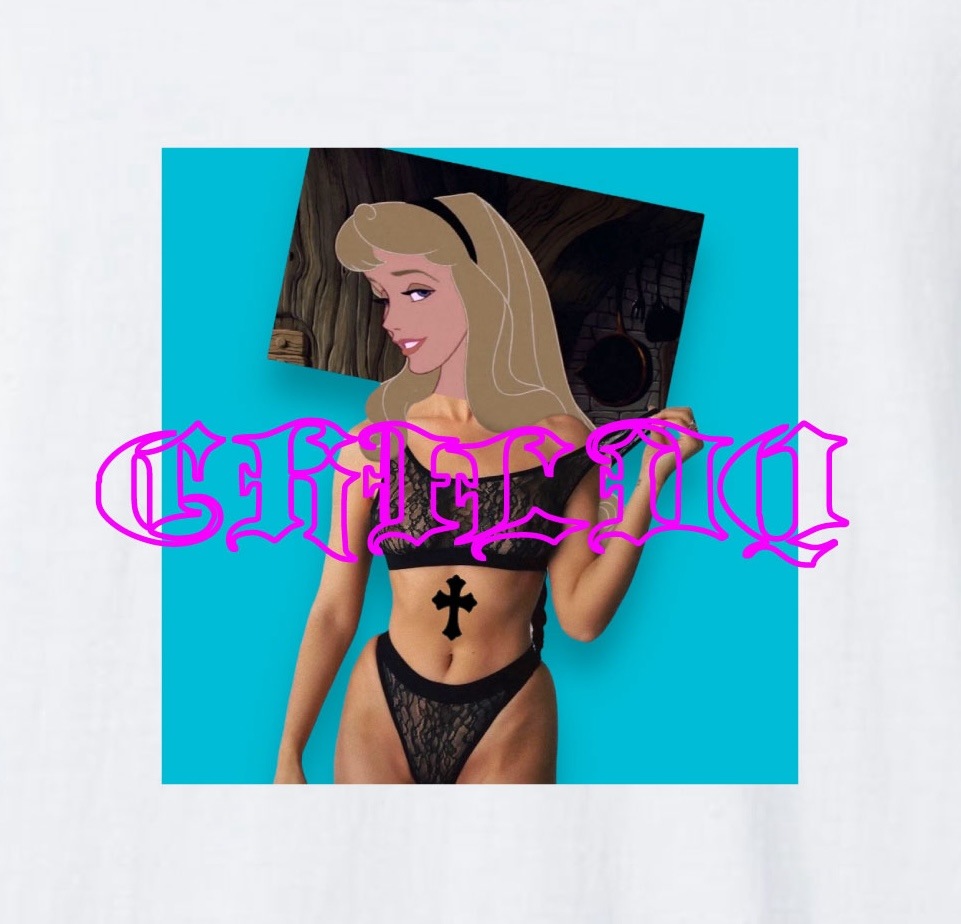 Pop Art Girl N.o7 White T-shirt