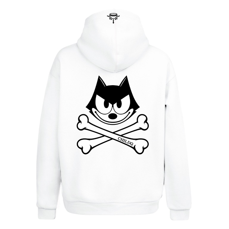 CHILDQ & FELIX Bone Hoodie White