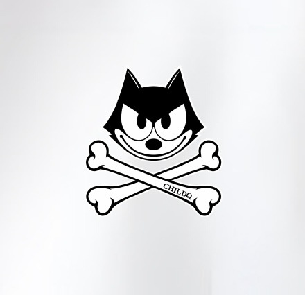 CHILDQ & FELIX Bone Hoodie White