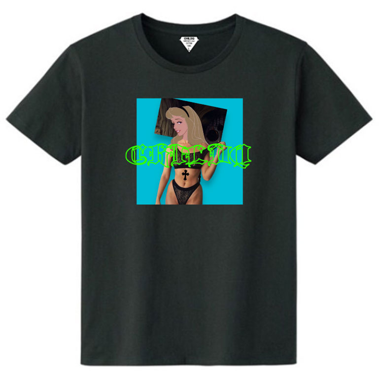 Art Girl N.o7 Black T-shirt