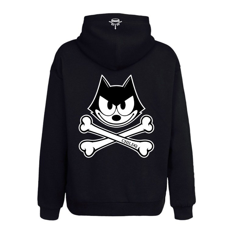 CHILDQ & FELIX Bone Hoodie Black