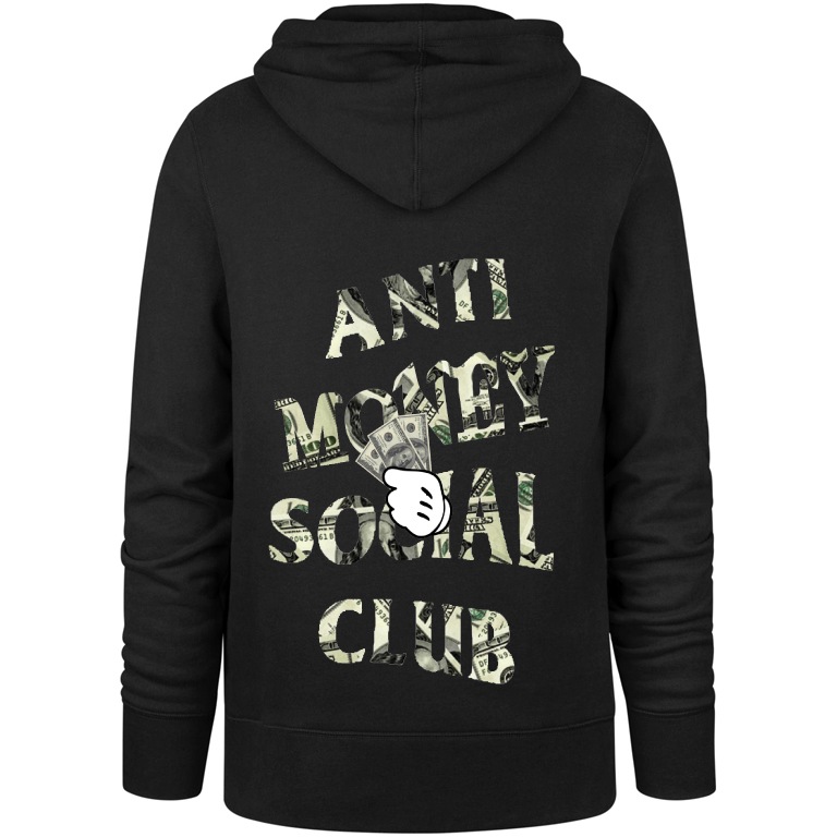 Anti Money Club Hoodie Black