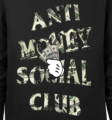 Anti Money Club Hoodie Black