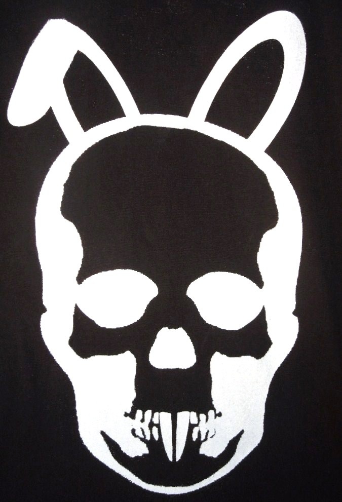 Skull Bunny T-shirt Black