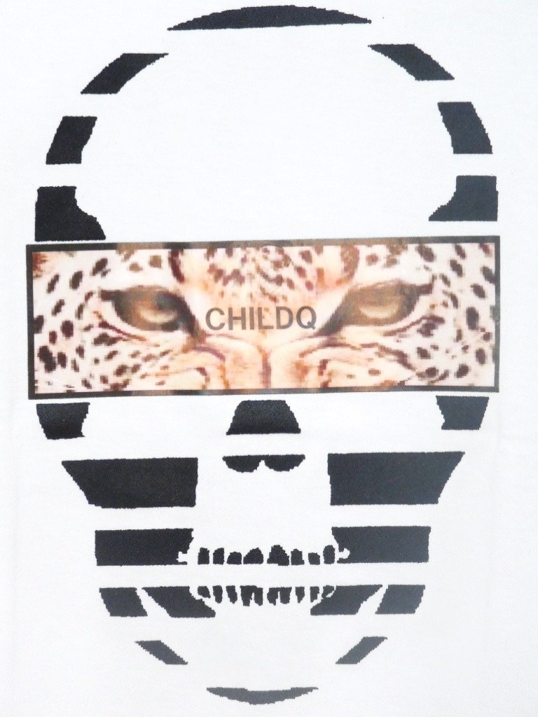 Skull��Panther��T-shirt  white