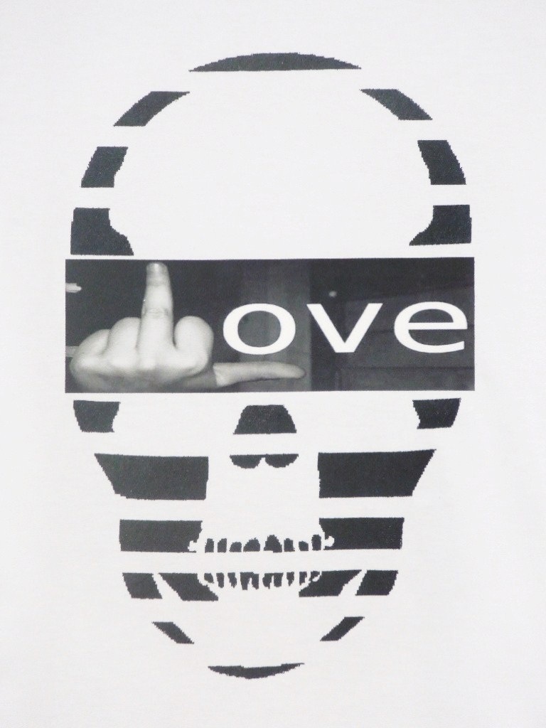 Skull Fuck LOVE��Long T-shirt��White