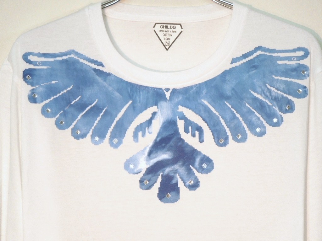Phoenix Swarovski Long T-shirt  white/blue