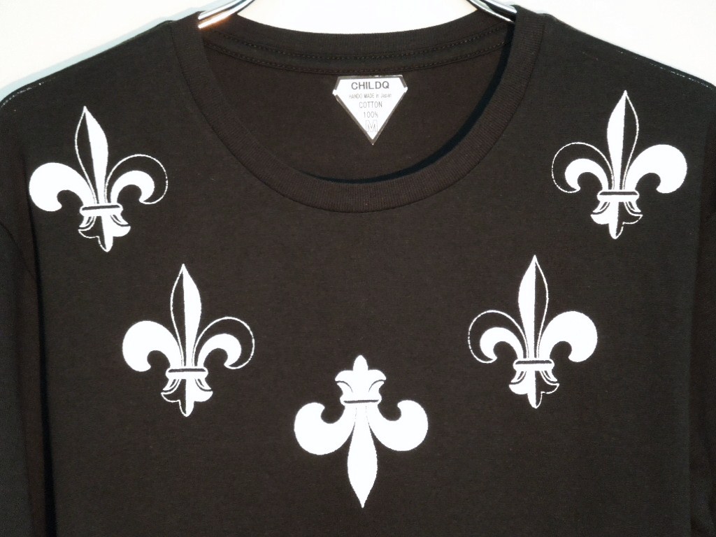 �� Lily emblem Long T-shirt black