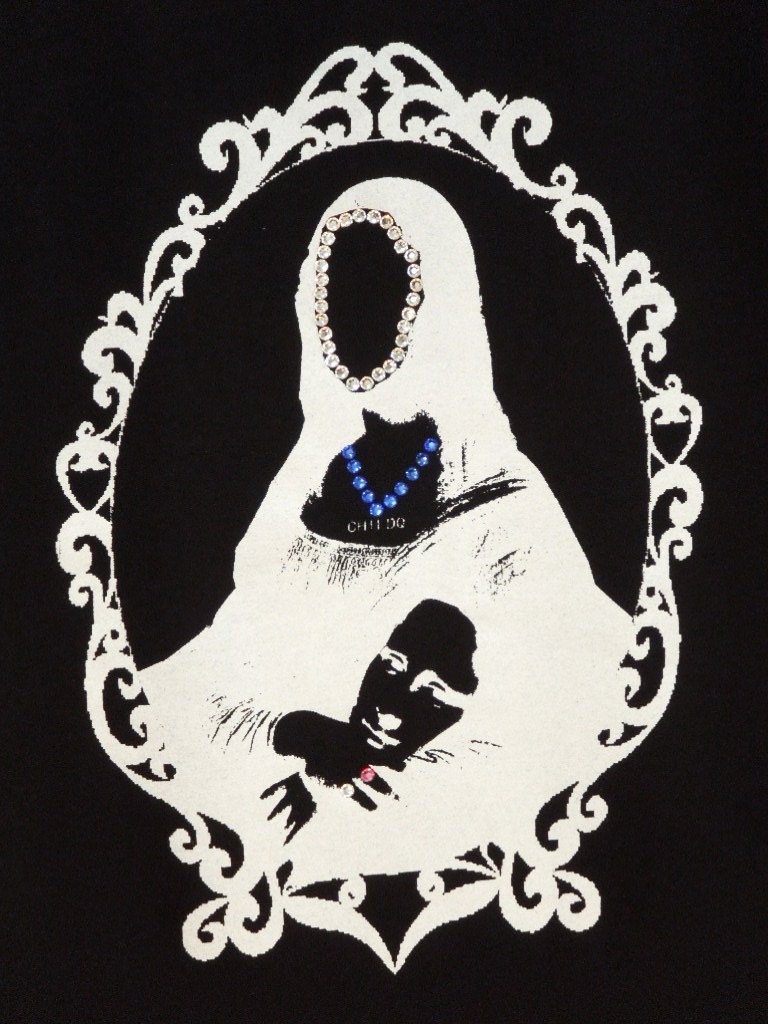 Frame Mona Lisa Swarovski T-shirt black
