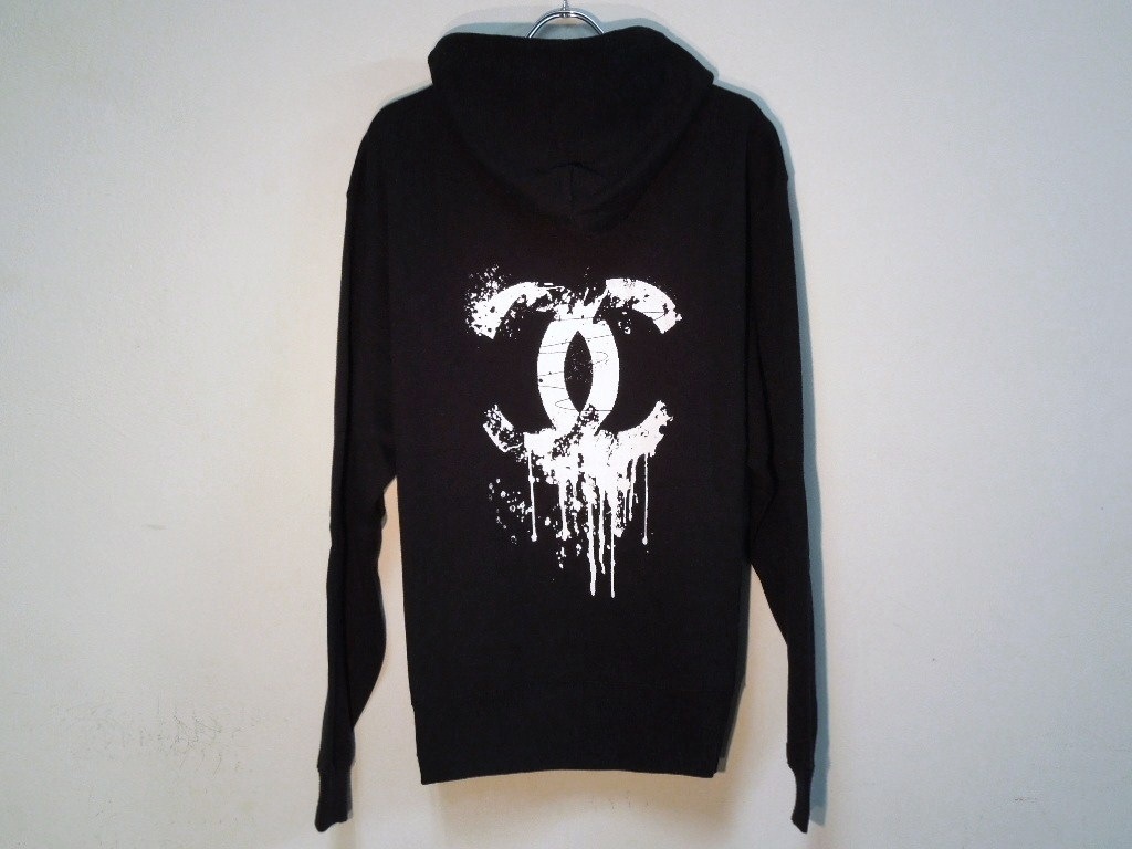 Parody Melting Zip Up Parka black