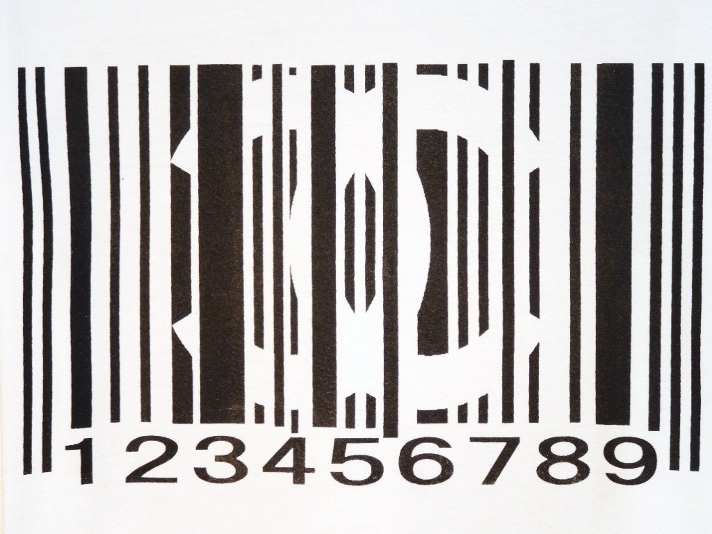 Parody bar code T-shirt White