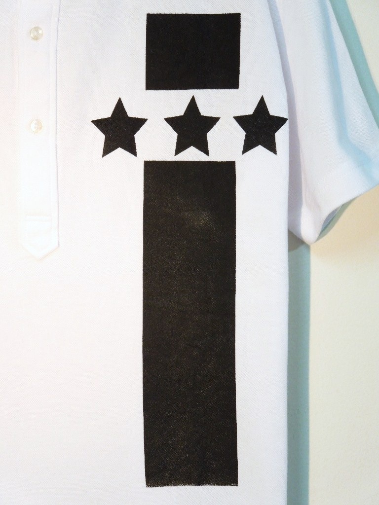 Line Star polo shirt��White