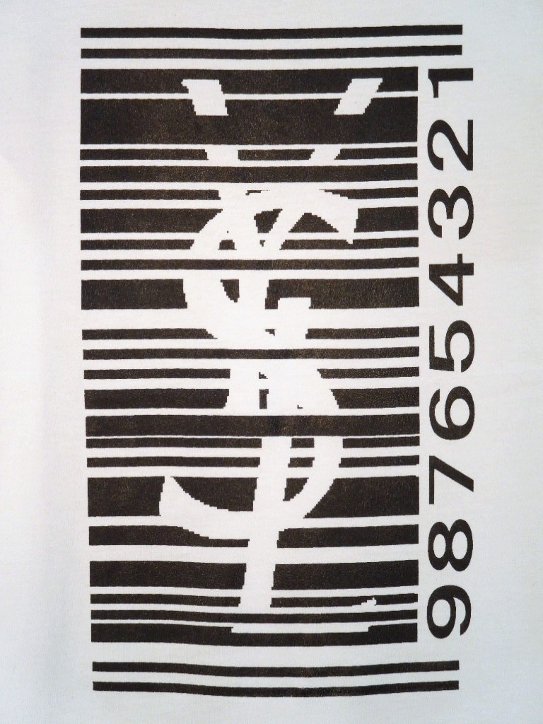 Parody bar code N.O�� T-shirt White