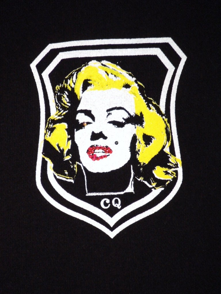 Marilyn Emblem Swarovski Sweat pants black