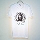 Guevara Skull Old font mark T-shirt white