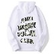 Anti money club hoodie white