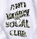Anti money club hoodie white