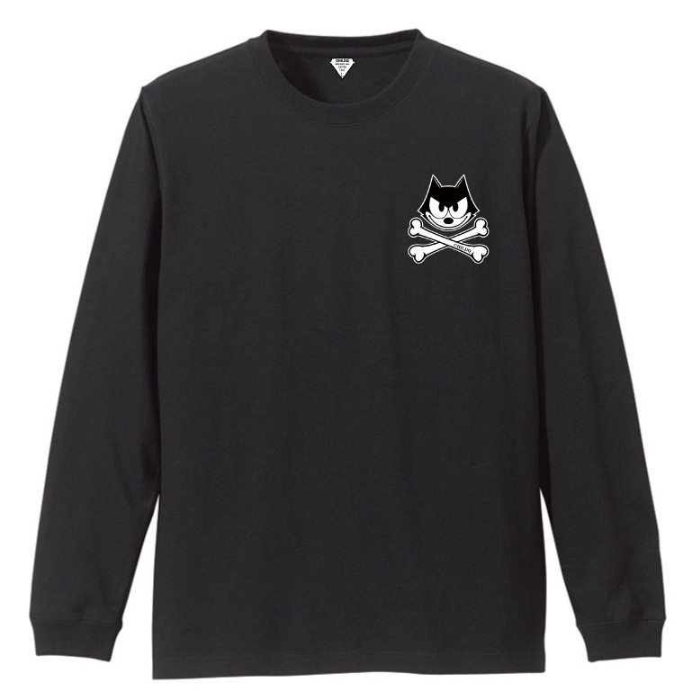 CHILDQ & FELIX Bone Black T-shirt