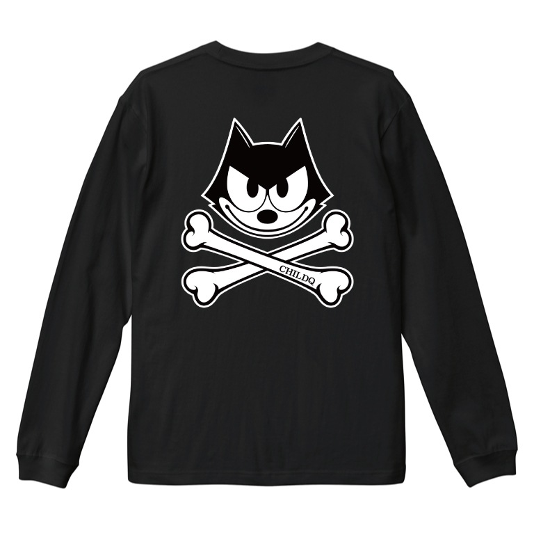 CHILDQ & FELIX Bone Black T-shirt