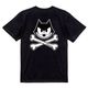 CHILDQ & FELIX Bone Black T-shirt